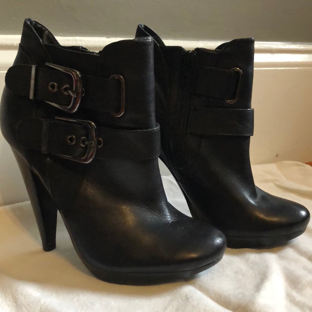 Aldo buckle ankle boot